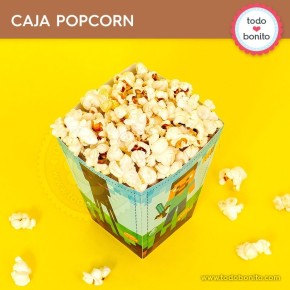 Minecraft: cajita popcorn