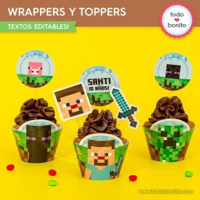 Minecraft: wrappers y toppers