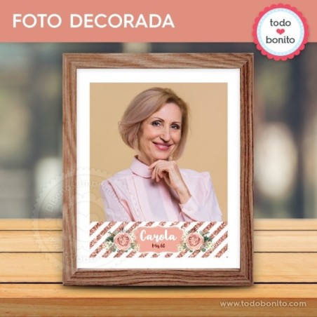 Rose Gold: foto decorada