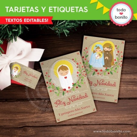 Niño Jesús: kit tarjetas y...