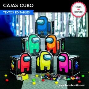Among Us: caja cubo