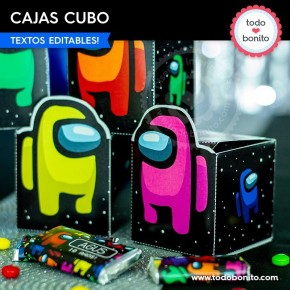 Among Us: caja cubo