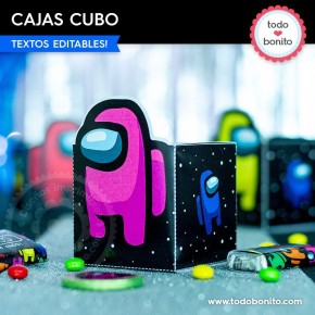 Among Us: caja cubo