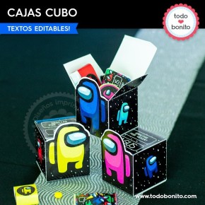 Among Us: caja cubo