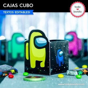 Among Us: caja cubo