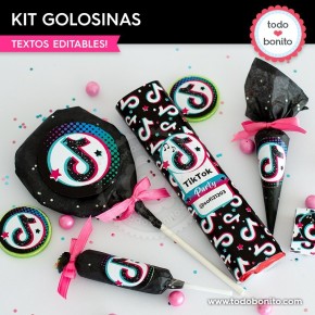 TikTok: kit etiquetas de golosinas