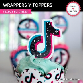 TikTok:  wrappers y toppers cupcakes