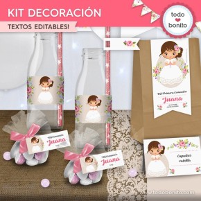 Primera Comunión modelo Juana: Kit decoración