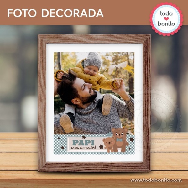 Papá Oso: foto decorada