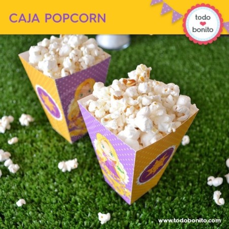 Rapunzel: caja popcorn para...