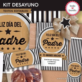 Labels: kit imprimible desayuno