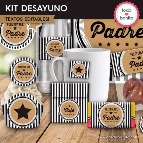 Labels: kit imprimible desayuno