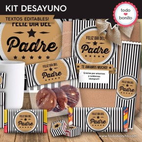 Labels: kit imprimible desayuno