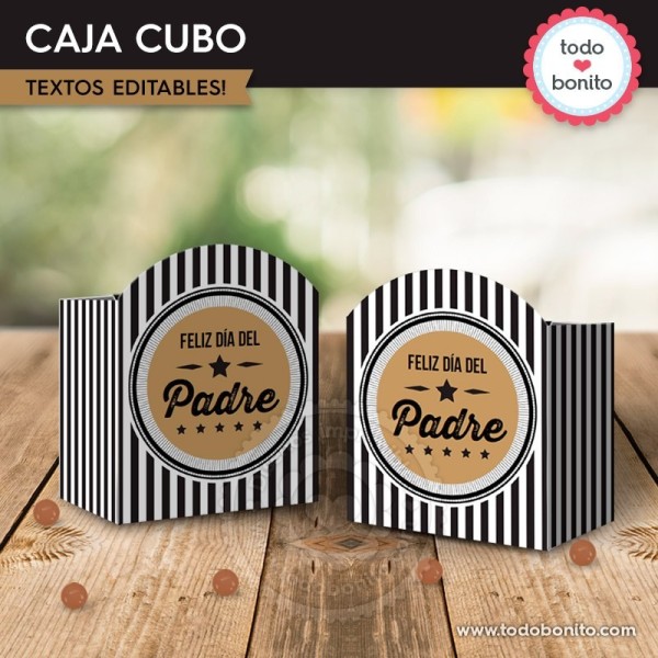 Labels: cajita cubo