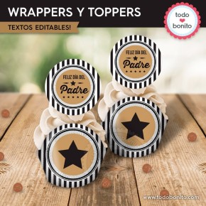 Labels: wrappers y toppers