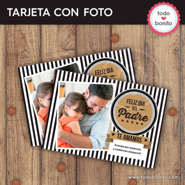 Labels: tarjeta con foto