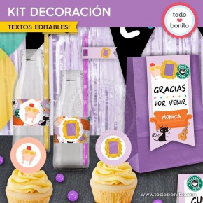 Serie Friends: kit imprimible decoración de fiesta