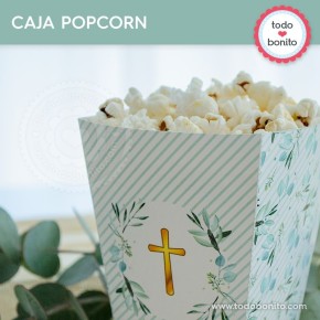 Follaje y Cruz: cajita popcorn