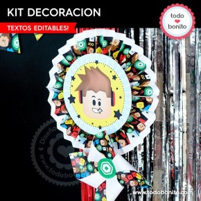 Roblox: kit imprimible decoración de fiesta