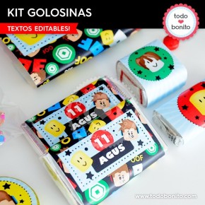 Roblox: kit etiquetas de golosinas