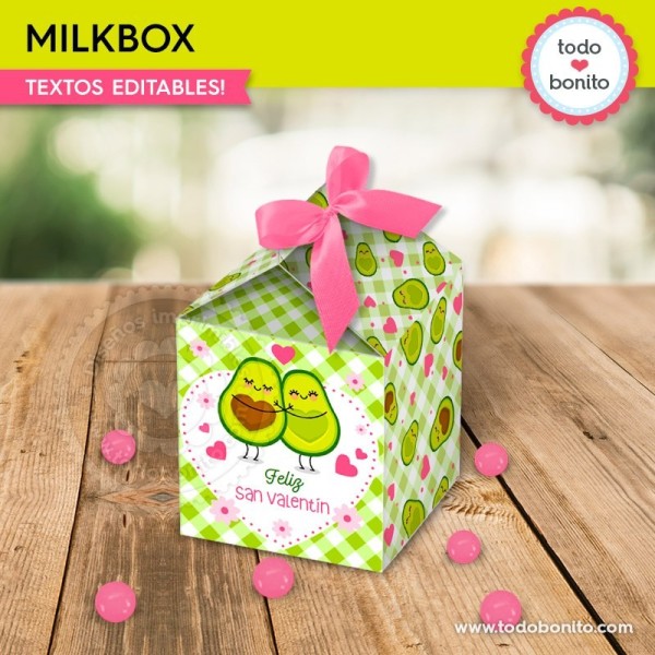 Paltas enamoradas: milkbox