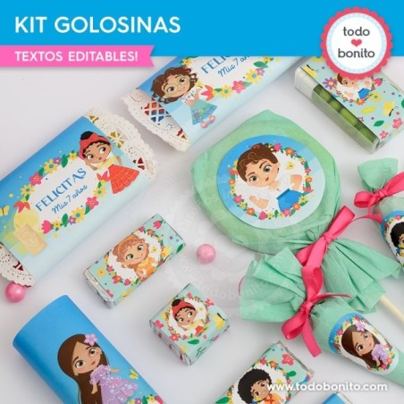 Encanto: kit etiquetas de golosinas