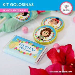 Encanto: kit etiquetas de golosinas