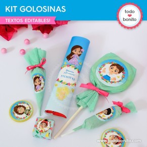 Encanto: kit etiquetas de golosinas