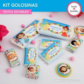 Encanto: kit etiquetas de golosinas