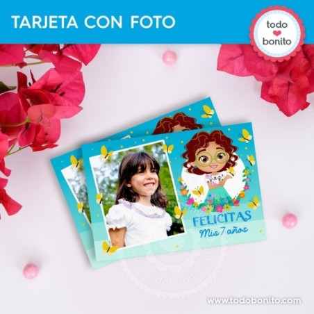 Encanto: tarjeta con foto