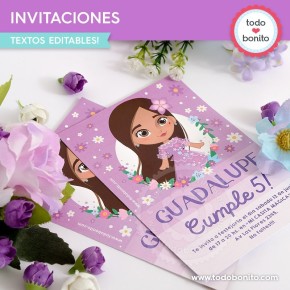 Encanto Isabela: invitación imprimible y digital