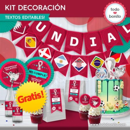 *GRATIS * Kit imprimible Mundial 2022