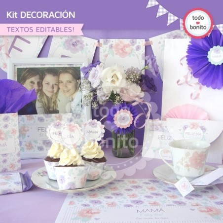 Día de la madre: kit decoración