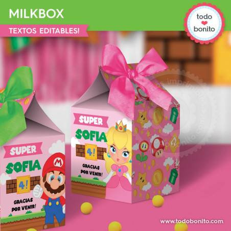 Princesa Peach: milkbox