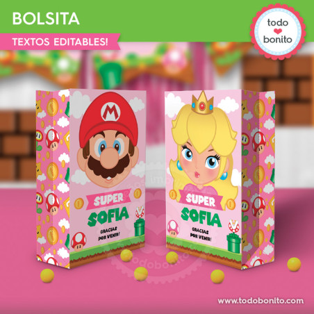 Princesa Peach: bolsa...