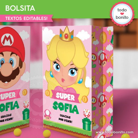 Princesa Peach: bolsa...