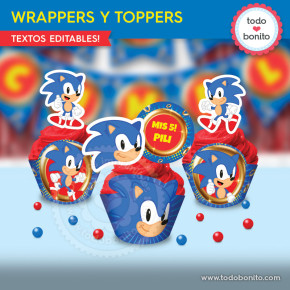 Sonic: wrappers y toppers...