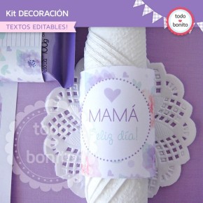 Día de la madre: kit decoración