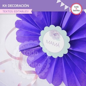 Día de la madre: kit decoración