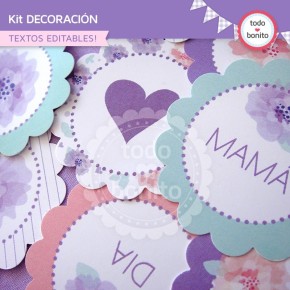 Día de la madre: kit decoración