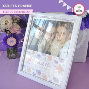 Día de la madre: tarjeta grande