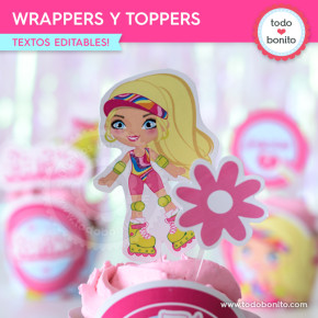 Barbie rollers: wrappers y...