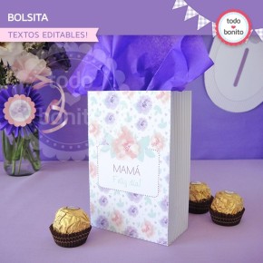 Día de la madre: bolsa regalo para imprimir