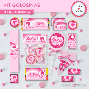 Barbie glitter: kit...