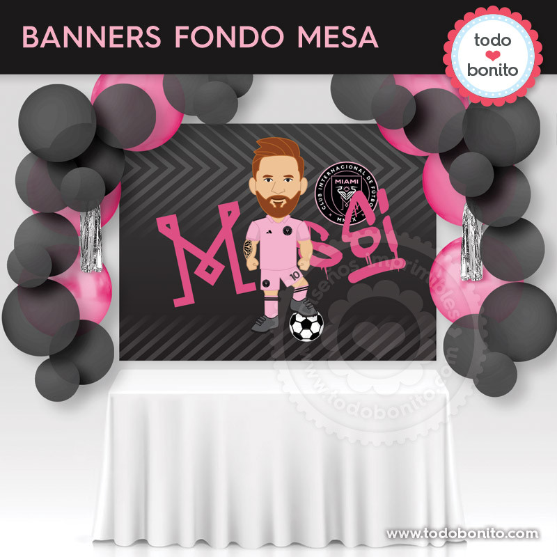 Lona Personalizada Messi