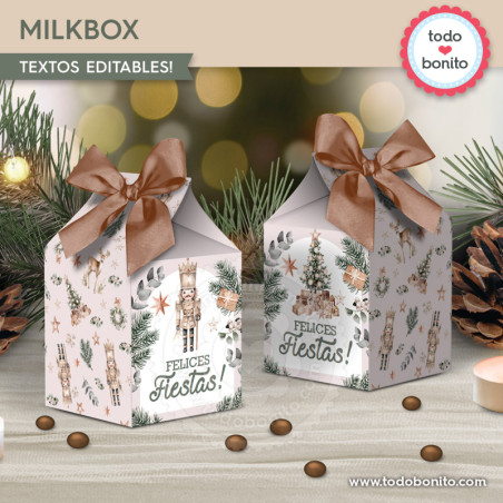 Navidad nórdico: milkbox