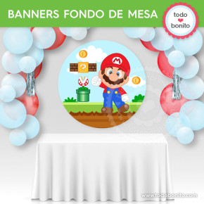 Super Mario Bros: banners...