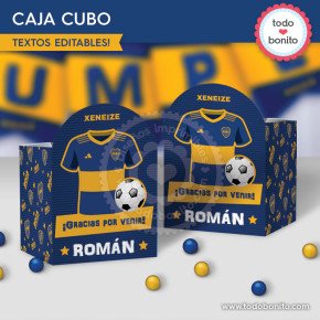 Fútbol Boca Juniors: caja cubo