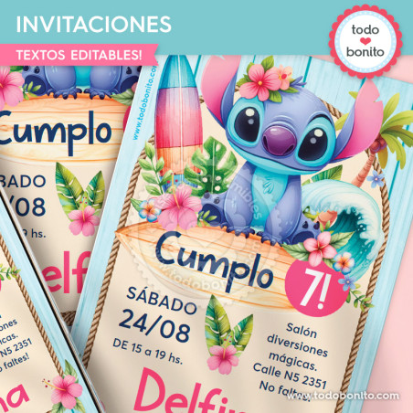 Stitch: invitación...