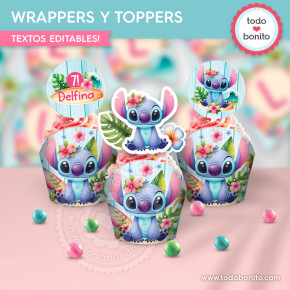 Stitch: wrappers y toppers...